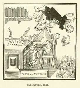Caricatura, 1644 de English School